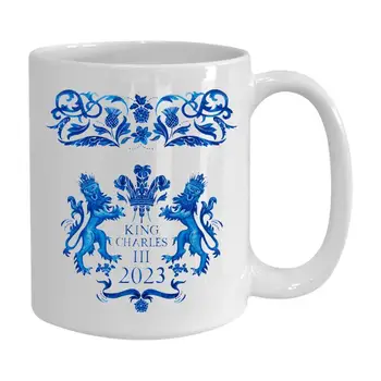 Károly király III. Bögrét 2023 Koronázási Ajándéktárgyak Kerámia Bögre Ajándék Ajándék Bögre Kávé A Brit Király Koronázási