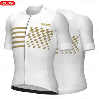 Raudax Sport Kerékpáros Ruházat, Lélegző Rövid Ujjú Mez, Mountain Bike Ruházat, Mallot Ciclismo Hombre Verano, 2023