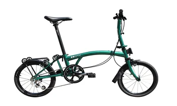 3SIXTY Foldng Kerékpár Külső 6speed S-bár G6 Post Zöld