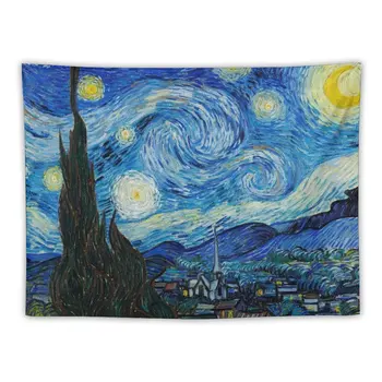 A Csillagos este, Vincent Van Gogh Gobelin Anime Decor Hálószoba Dekoráció falikárpitok Dekoráció