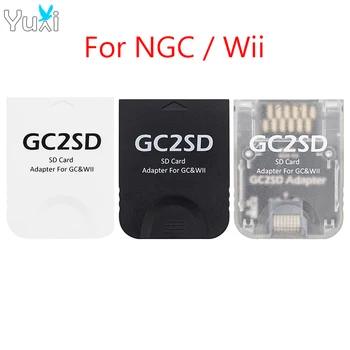 YuXi GC2SD Kártya Adapter, Micro SD Plug and Play A GameCube NGC a Wii játékkonzol Memória Kártya Foglalat Adapter