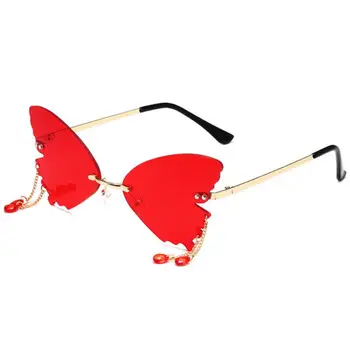 Pillangó Lencsék Party Szemüveg Színes Napszemüveg Drágakő Csepp Medálok Személyiség Szemüveg Új, A Tervezett Szemüveg