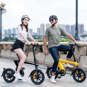 H1 Szabadtéri Lovaglás Elektromos Összecsukható Kerékpár Változó Sebesség Kerékpár 25-35KM 36V10AH Elektromos Kerékpár mini ultra-könnyű tekerés közben fel is töltheted e-bike