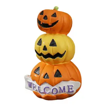 Félelmetes Halloween Tök Dísz Kompakt Tartós Asztal Miniatűr Dekoratív Party Kellékek Kellék