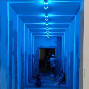 12W Vízálló Keskeny Fénysugár Line LED Fali Lámpa Kültéri Ablakpárkányon Fény Projekt épület, Folyosó Ajtó Fram Fekvő Fali Lámpa