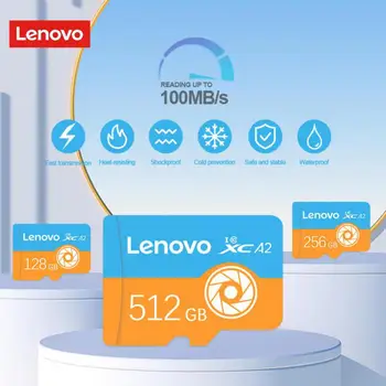 Lenovo Class 10 Memóriakártya 128 GB Micro TF Sd-Kártya 512 gb-os Flash Tf Kártyával akár 64 gb, 32 gb-os Flash Memória, SD/TF Kártya Jármű Hang/DVR