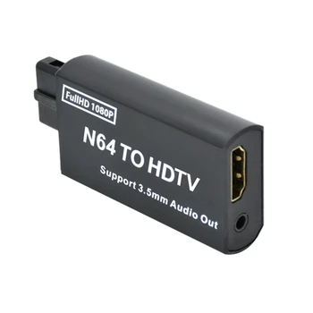 Játék Konzol N64-HDMI-Kompatibilis Átalakító Plug And Play A SNES/NGC/SFC, HDMI-Kompatibilis Adapter 3,5 Mm-es Audio Kimenet