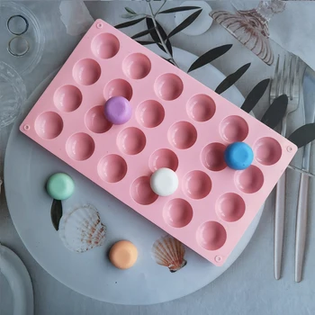 Szilikon Sütés Penész, Sütés, 3D Bakeware Csokoládé Felét a Labda Gömb Penész Cupcake Pan Cake DIY Muffin Konyhai Eszköz