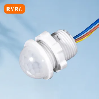 LED-PIR Érzékelő, Éjszakai Fény Automatikus Érzékelő Kapcsoló Beltéri Kültéri Infravörös Fény, Mozgás Érzékelő, Érzékelő Mini LED