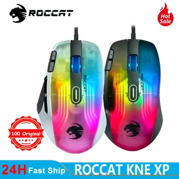 Roccat Kone XP - 3D Világítás Gaming Mouse a 19K DPI Optikai Érzékelő, 4D Krystal Kerék, programozható gomb design & AIMO