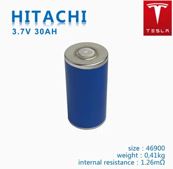 Legmagasabb Energia Sűrűség 2023 Új Tech HITACHI 46900 35AH 40AH Tesla Model S Kockás Fokozatú NCM Akkumulátor újratölthető akkumulátor
