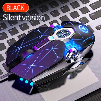 Ergonomikus Vezetékes Gaming Mouse RGB Néma Egér LED Háttérvilágítású, 3200dpi 6 Gomb USB Mechanikus Mause PC Gamer Laptop
