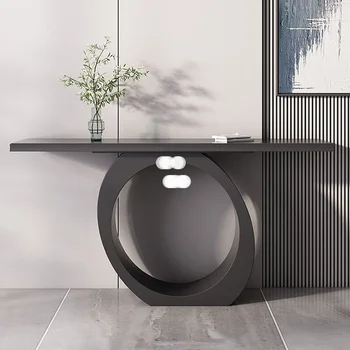 Egyszerű, Fából Készült Konzol Asztal Olasz Nappali Bútor Bejárat Fény Luxus Veranda Kabinet Haza Folyosó Asztali Dekoráció