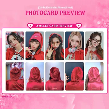 Kpop Idol 5db/Set Lomo Kártya Gidle MS4.0 Képeslap, Album, Új Photo Print Lapok Kép Rajongók Ajándékok Gyűjtemény