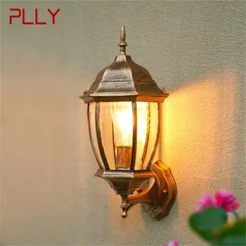 PLLY Klasszikus Kültéri Fali Lámpa Vízálló IP65 Retro Falikarok, Világítás, Dekoratív Otthon Veranda