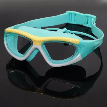 Profi Úszó Szemüveg Füldugót Biztonságos, Széles látószögű Tükör-Design Szemüveget Gyerekeknek