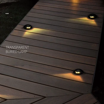 LED-föld Fény Eltemetve Fény Vízálló Kültéri Süllyesztett Spot Föld alatti Emelet Lámpa Otthoni Dekoráció