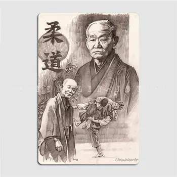 Jigoro Kano Poszter Fém Plakett Mozi Konyha Konyha Dekoráció Poszter Adóazonosító Jel Poszter