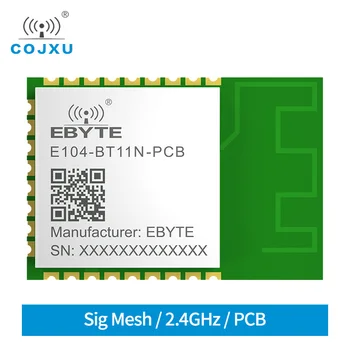 E104-BT11N-PCB-Bluetooth-Mesh Node 2400-2483.5 MHz-20dBm 200m Tartomány 3.3 V Telefon APP Sig Háló V1.0 PCB Antenna UART BLE Modul