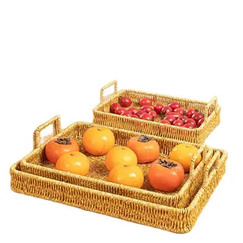 CAMIGEL Kenyér, Gyümölcs Tálca, Asztali Kosár, Asztal, Téglalap alakú