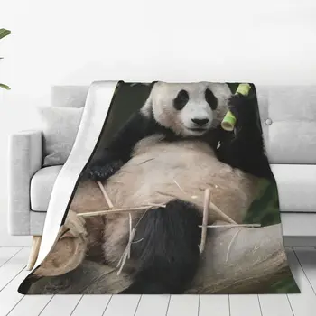 Fubao Fu Panda Bao Állat Takarót, Meleg, Kényelmes Sherpa Dobja Takaró Ágynemű Utazási Kemping