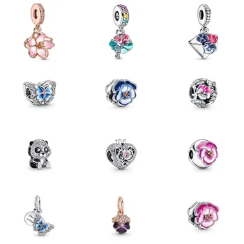 Kenora Ékszerek 2023 népszerű női karkötő 925 sterling ezüst fülbevaló alkalmas Pandora DIY gyöngy nyaklánc ékszer ajándék