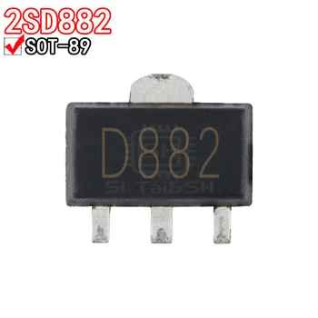 50PCS 2SD882 D882 2SD1624 2SB772 B772 javítás SOP89 trióda tranzisztor