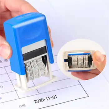 Állítható 4mm DIY Bélyegző Self-Inking Bélyeg Vissza Tinta Kezelni, Figyelembe Bélyegző Dátum Bélyegző, Automata Tinta Visszatérési Dátum Bélyegző Kerék