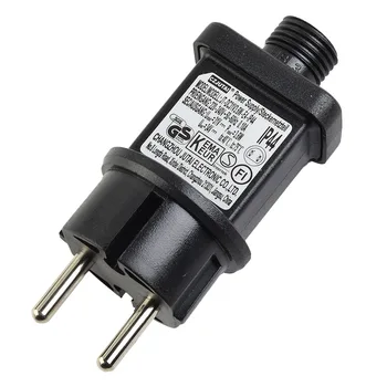 2-pin Tápegység Adapter LED tündérfény hálózati Csatlakozók Transzformátor Vezető IP44 31V Max 3.6 W Alacsony Feszültség String Replace