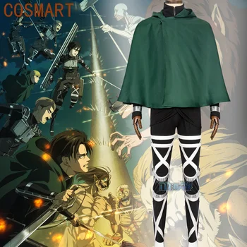 COSMART Anime Támadás Titan 4. Évad Következtetés Fejezet Játék Ruha Egységes Cosplay Jelmez Halloween Party szerepjáték Ruha