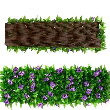 Bővíthető Kerítés, Fal, Kerítés Panel Növény Mászni Nagy Levél Ivy Szimuláció Kerítés Növény Támogatás Otthon Kert Dekoráció, Eszközök