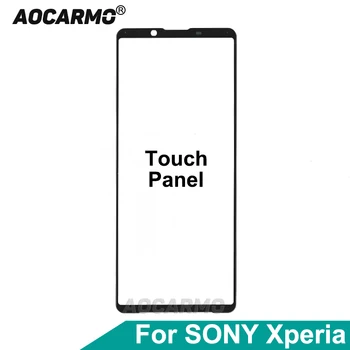 Aorcarmo A Sony Xperia 1 5 10 II III IV V Képernyő Előtt Külső Üveg LCD Touch Panel Csere Rész