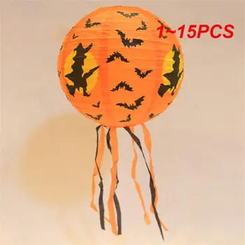 1~15PCS Halloween Lámpás Papír Tartós Biztonsági, Környezetvédelmi Több Lehetőség áll Rendelkezésre hozzon Létre Egy Hátborzongató Hangulatot